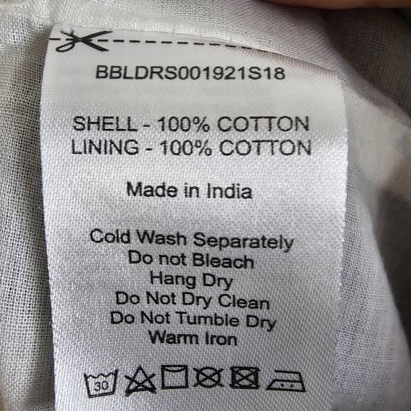 BRAKEBURN S 12 BLUE/ WHITE STRIPPED DRESS. NAUTICAL, CAPE CODE BEACHIE. - Picture 4 of 10